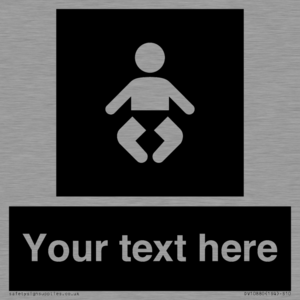 Custom information: black panel baby change